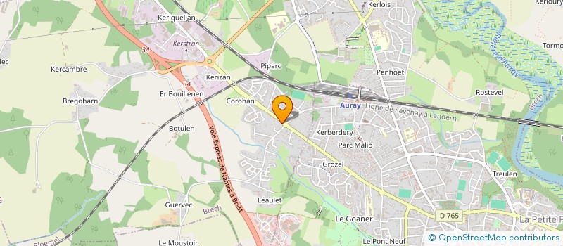 localisation de l'entreprise ASS LA MER MONTE  BRECH