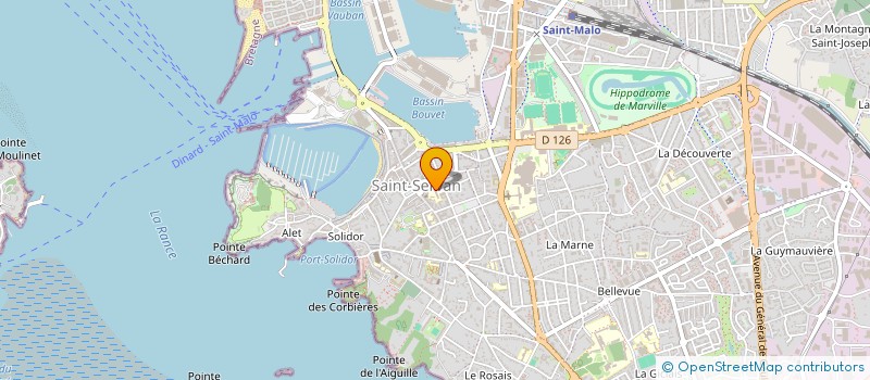 localisation de l'entreprise ASS LA MIRASSO  SAINT-MALO