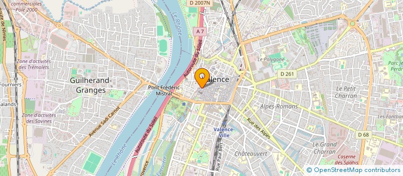 localisation de l'entreprise ASS LA NYONSAISE à VALENCE