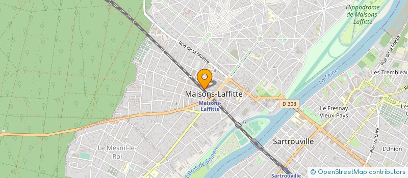 localisation de l'entreprise ASS LA PALETTE DE MARIANNE à MAISONS-LAFFITTE