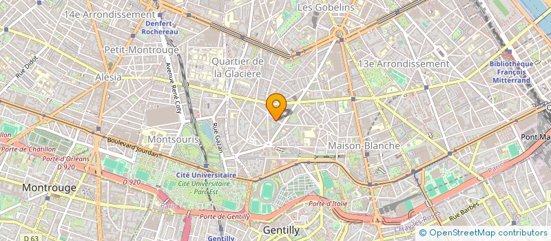 localisation de l'entreprise ASS LA PASSERELLE à PARIS