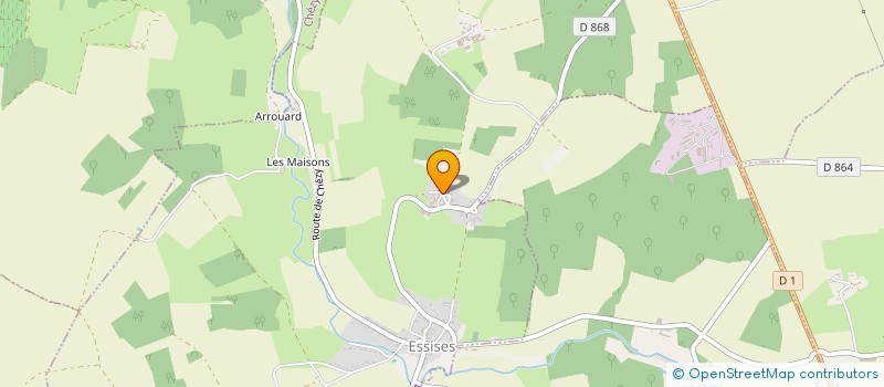 localisation de l'entreprise ASS LA PETITE BRICOLE  ESSISES