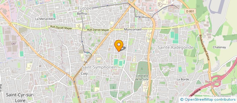 localisation de l'entreprise ASS LA PETITE DERNIERE à TOURS
