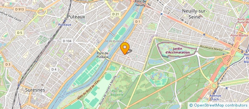 localisation de l'entreprise ASS LA PIERRE D ANGLE à NEUILLY-SUR-SEINE