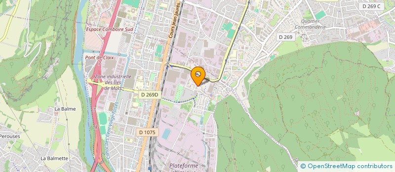 localisation de l'entreprise ASS LA PONTELLOISE  LE PONT-DE-CLAIX