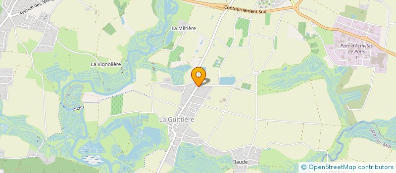 localisation de l'entreprise ASS LA POUSSINERE à TALMONT-SAINT-HILAIRE