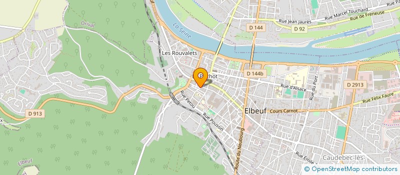 localisation de l'entreprise ASS LA RADIO NORMANDIE FM à ELBEUF