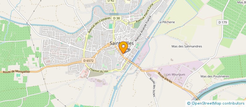 localisation de l'entreprise ASS LA RESCOUNTRE à SAINT-GILLES