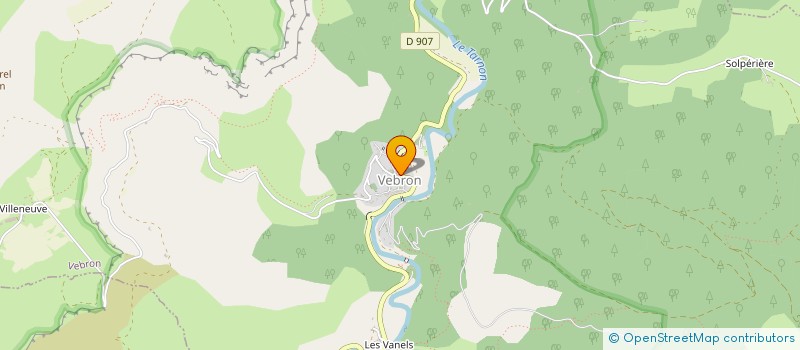 localisation de l'entreprise ASS LA SAUCE CEVENNES à CANS ET CEVENNES