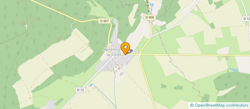 localisation de l'entreprise ASS LA SAUVEGARDE FORT DE LIOUVILLE  APREMONT-LA-FORET