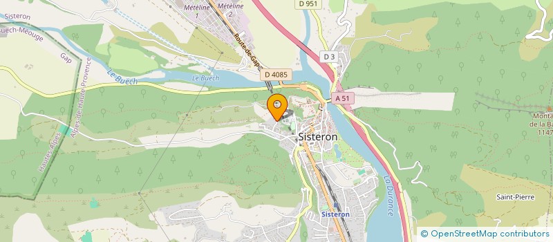 localisation de l'entreprise ASS LA SYMPHONIE ENFANTINE à SISTERON