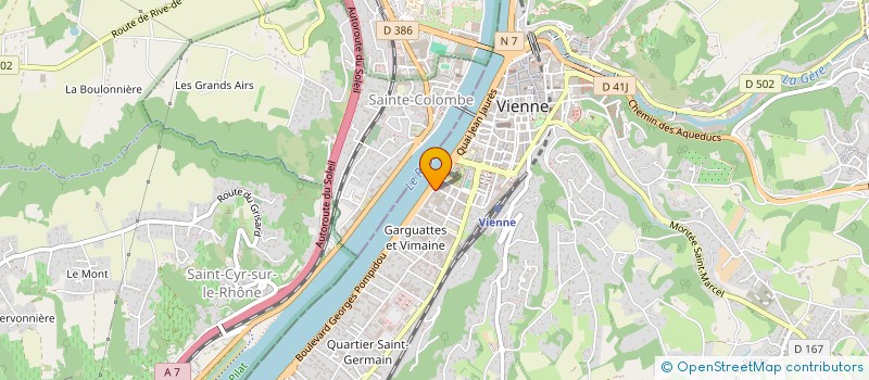 localisation de l'entreprise ASS LA TOUR DE VIENNE  VIENNE