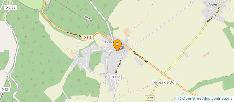 localisation de l'entreprise ASS LA VALLEE DES ENFANTS  LA HAYE-MALHERBE