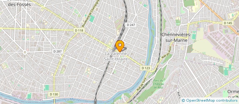 localisation de l'entreprise ASS  LA VARENNE SAINT HILAIRE INFORMATIO  SAINT-MAUR-DES-FOSSES