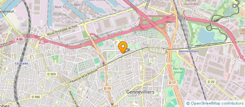 localisation de l'entreprise ASS LABARTAVELLE à GENNEVILLIERS
