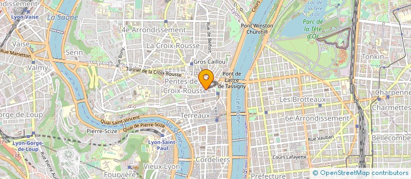 localisation de l'entreprise ASS.LABORINTUS à LYON