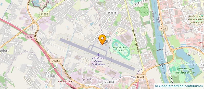 localisation de l'entreprise ASS LAIQUE DE GESTION D ETABLISSEMENTS D EDUCATION ET D INSERTION à ESTILLAC