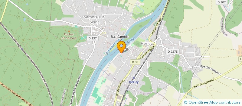 localisation de l'entreprise ASS LAIQUE PARENT ELEVE HERICY  HERICY