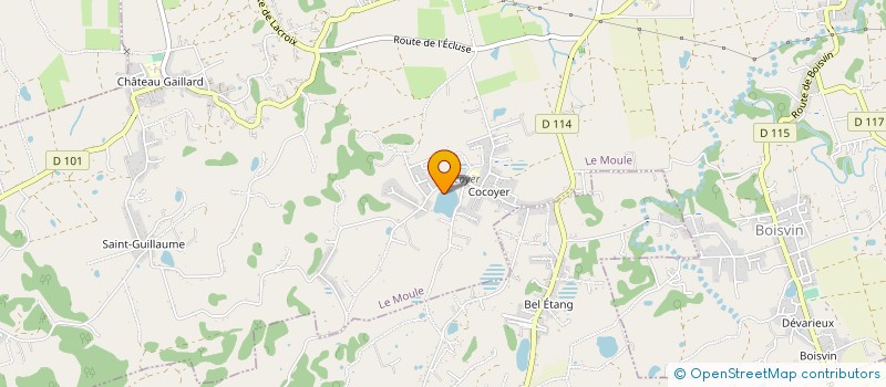 localisation de l'entreprise ASS LAIQUE PARENTS ELEVES COCOYER MOULE à LE MOULE