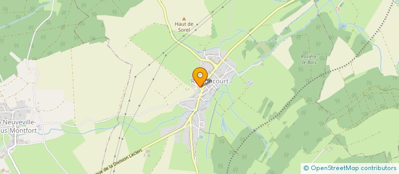 localisation de l'entreprise ASS LAIQUES PARENTS D ELEVES  THEY-SOUS-MONTFORT