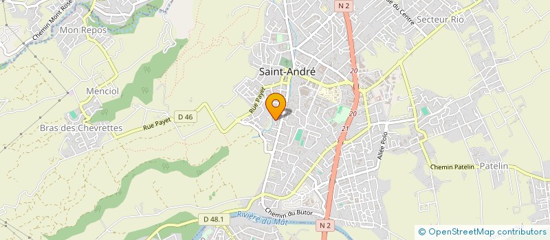 localisation de l'entreprise ASS LAMARQUE à SAINT-ANDRE