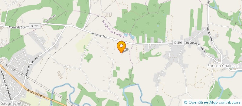 localisation de l'entreprise ASS LAND PARENTS AMIS ENFANTS DEFICAUDI à SAUGNAC-ET-CAMBRAN