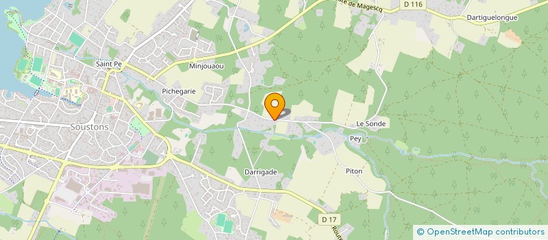 localisation de l'entreprise ASS LANDES VOL LIBRE à SOUSTONS