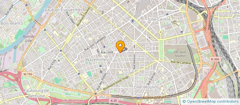 localisation de l'entreprise ASS LANG SIGNALETIQUE COMMUNICA CULTURES à LILLE
