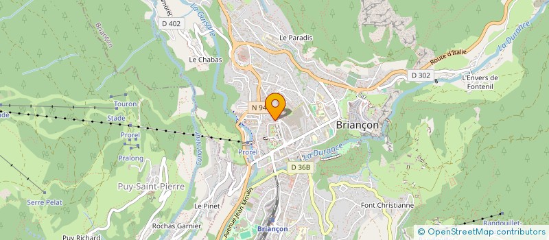 localisation de l'entreprise ASS LANGUES ET CULTURES EN BRIANCONNAIS  BRIANCON