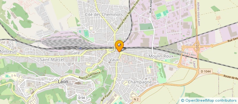 localisation de l'entreprise ASS LAONNAISE DE PREVENTION à LAON