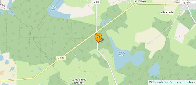 localisation de l'entreprise ASS LARMIGNAT P ET M S à VENDOEUVRES