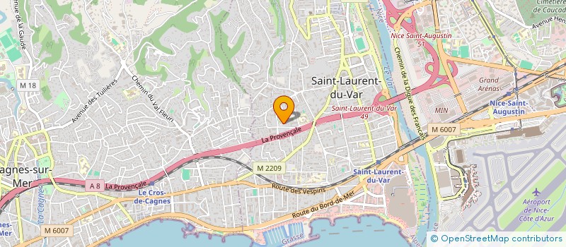 localisation de l'entreprise ASS LAURENTINE DE PROTECTION DU JAQUON à SAINT-LAURENT-DU-VAR