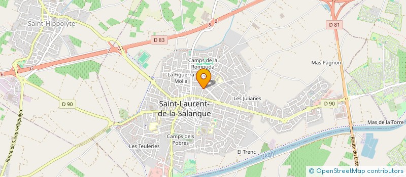 localisation de l'entreprise ASS LAURENTINE DE SECOURS à SAINT-LAURENT-DE-LA-SALANQUE