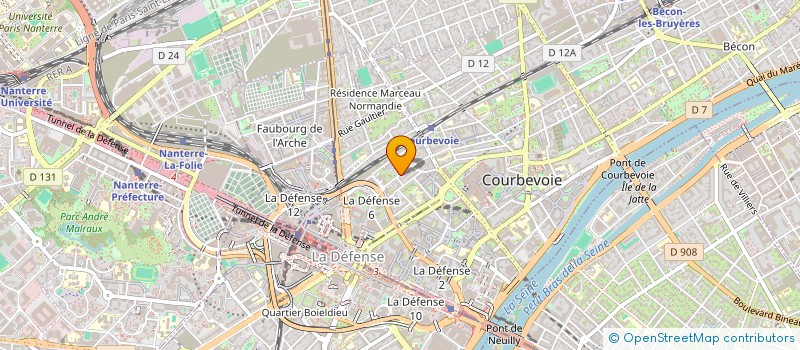 localisation de l'entreprise ASS LB MOTORSPORT à COURBEVOIE