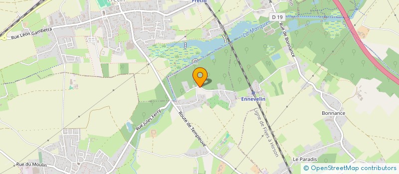 localisation de l'entreprise ASS LE BALL TRAP CLUB  ENNEVELIN