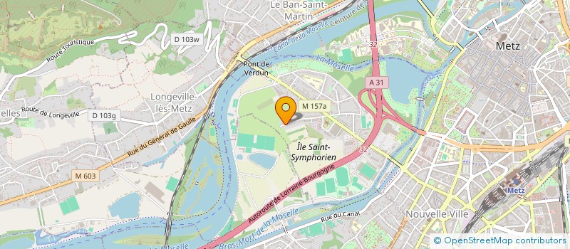localisation de l'entreprise ASS LE BAN DES ARTS à LONGEVILLE-LES-METZ