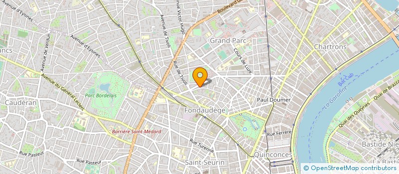 localisation de l'entreprise ASS LE BOIS VERT à BORDEAUX