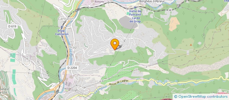 localisation de l'entreprise ASS LE CAMPUS à DRAP