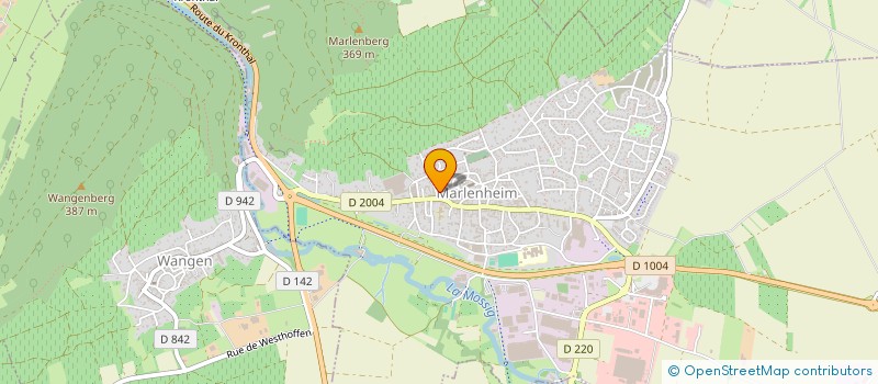 localisation de l'entreprise ASS LE CERCLE D EMERAUDE  MARLENHEIM