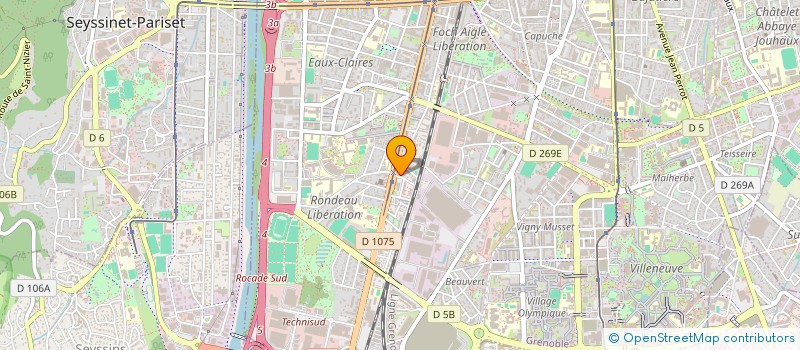 localisation de l'entreprise ASS LE CERCLE DES SOMMELIERS DU DAUPHINE à GRENOBLE