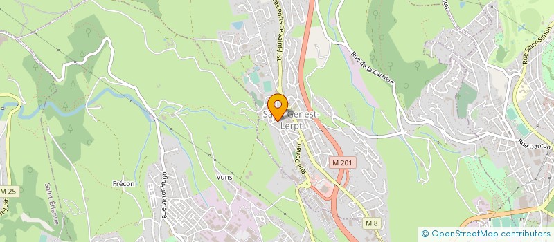 localisation de l'entreprise ASS LE CERCLE PAROISSIALE à SAINT-GENEST-LERPT