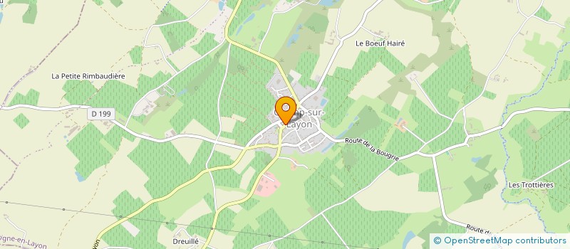 localisation de l'entreprise ASS LE CHAMP DES PETITS à BELLEVIGNE-EN-LAYON