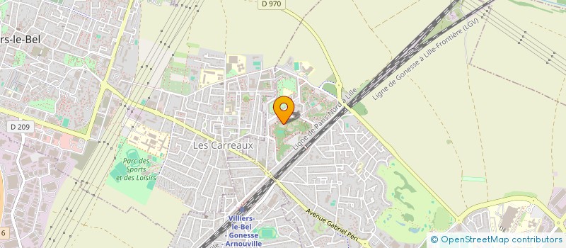 localisation de l'entreprise ASS LE CHICHE-THEATRE DE GONESSE à GONESSE