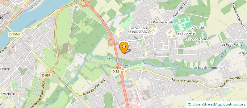 localisation de l'entreprise ASS LE CIRQUE DE BLOIS à VINEUIL
