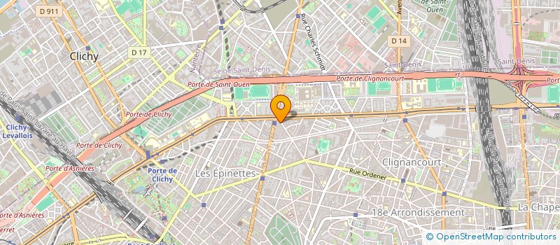 localisation de l'entreprise ASS LE DAUPHIN BLEU à PARIS