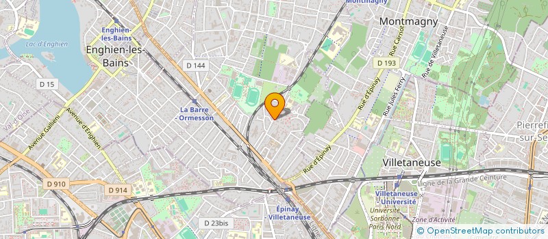 localisation de l'entreprise ASS  LE DOMAINE DES ENFANTS  DEUIL-LA-BARRE