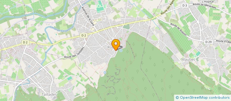 localisation de l'entreprise ASS LE FER A CHEVAL à ROBION