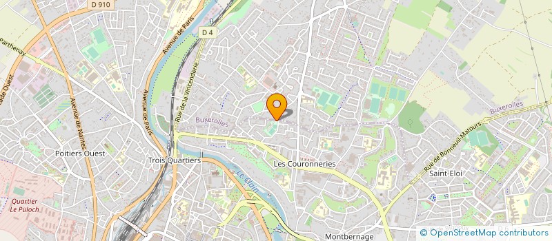 localisation de l'entreprise ASS LE FIL D'ARIANE à POITIERS