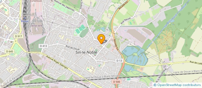 localisation de l'entreprise ASS LE FOYER DU MINEUR  SIN-LE-NOBLE