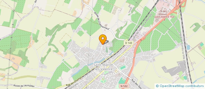 localisation de l'entreprise ASS LE GOELAND ESM à SAINT-MARCEL-LES-VALENCE